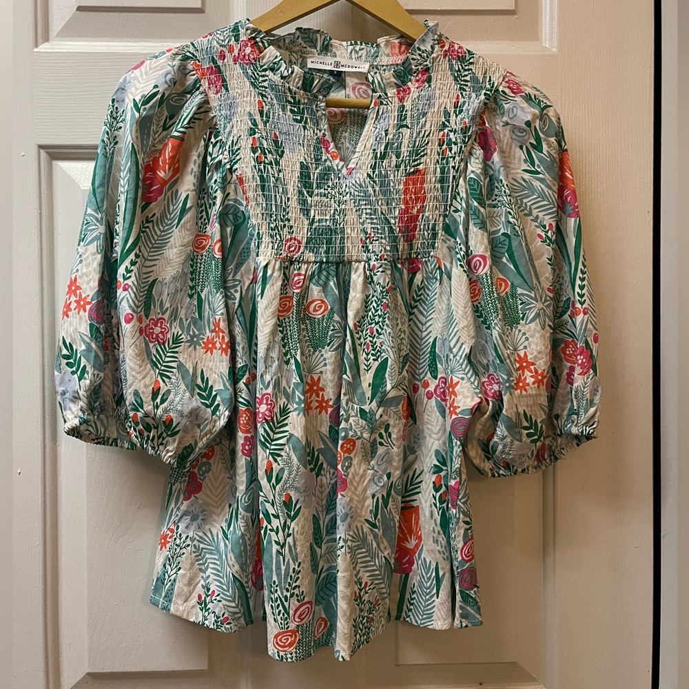 n without tags Michelle McDowell blouse